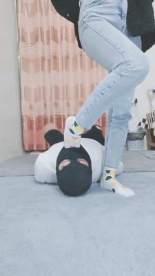 【灵竹】舔小白鞋/白棉袜深喉 bf21669