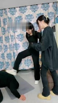 【麋鹿银儿】超模两素人群虐废物 bf21621