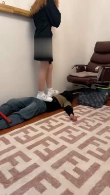 【言一】带素人脏鞋全体重踩踏【双视角版】 bf21497