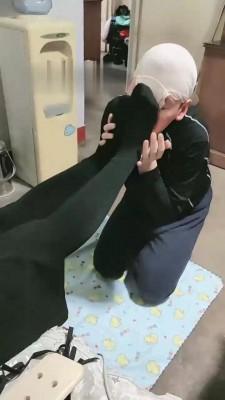 【心甜夫妻】超臭原味脚辱狗 bf21516