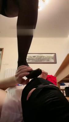 【一嬛】长靴黑丝诱废物狗 bf21428