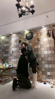 【领主老大】近距离长靴棉袜+黑丝高跟踩虐 bf21351