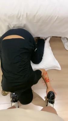 【7k7k】可爱学生S白袜皮鞋虐/圣水 bf21333