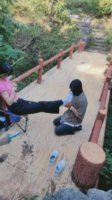 【暴力美学】运动女神小白鞋虐打狗 bf20040