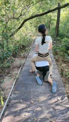 【暴力美学】少女野外暴力拉练 bf20004