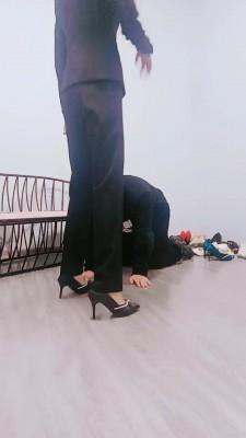 【晨沐】白领职业装高跟辱客户 bf19932