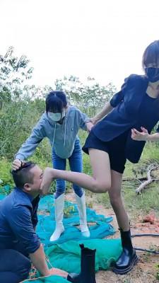 【暴力美学】猥琐路人被姐妹花调【双视角版】 bf19754