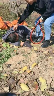 【简爱】户外袜子塞嘴虐打胖墩 bf19834