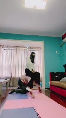 【语晴】骑马+原味白袜辱地毯 JS22102302