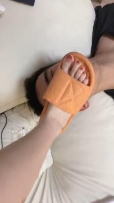 【奶味茶茶】学生S帆布鞋白袜辱奶狗 bf19708