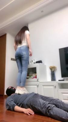 【清酒女主】运动女神暴力踢打 bf19567