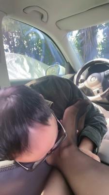 【杭州cc】车里高跟丝袜诱惑恋足调教