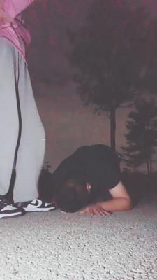 【美娜格格s】户外AJ素人遛狗奴 bf19590