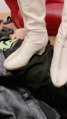 【白茶】高跟+长靴全体重踩踏 bf19546