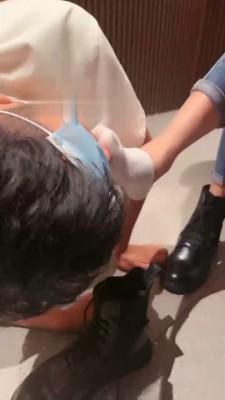 【丹祖宗】火锅店公开玩狗 bf19500