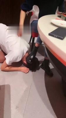 【丹祖宗】火锅店公开玩狗 bf19500