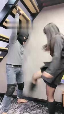 【晚晚S】暴力踢打耳光羞辱贱狗 bf19508