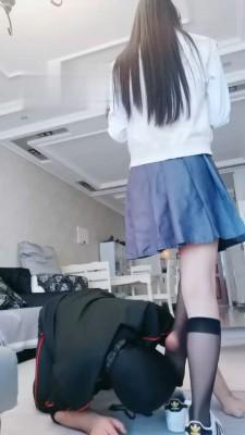 【猫神大人】JK小姐姐黑丝白鞋虐杀 bf19439