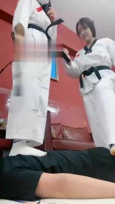 【小祖宗S】双跆拳道女神暴力踢踹 bf19334