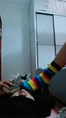 【茜千金】运动鞋棉袜气味羞辱 bf19257