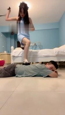 【安琪】新人178美女第一次上课【双视角版】 bf19154