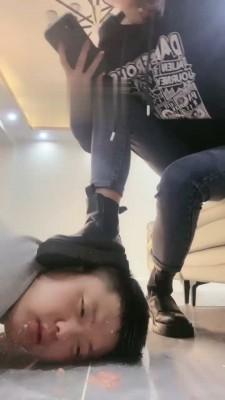 【初见】短靴馒头高跟踩 bf18909