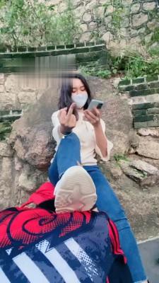 【小劳拉】户外山顶骑马【完整版】 bf18915