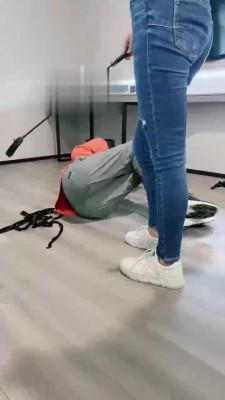 【柚子猫】捆绑训练踩踏羞辱贱狗 bf18875