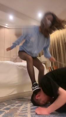 【虞姬】车模抓住偷原味的狗【完整版】 bf18779