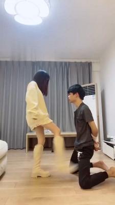 【奶味茶茶】长靴暴虐残废狗 bf18711