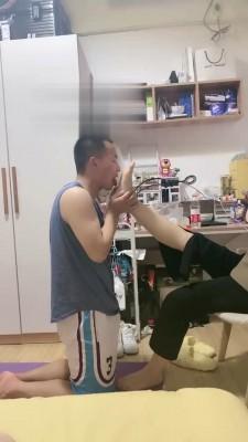 【嘉文】夜跑回家折磨不听话狗 bf18704