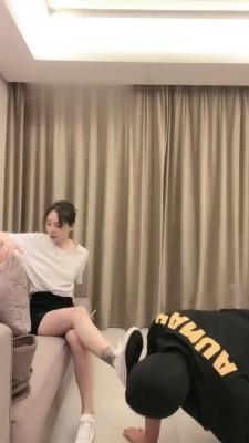 【筱月】御姐小白鞋棉袜辱狗 bf18676