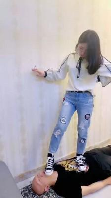 【冷凝大大】帆布鞋全体重踩踏 bf18171