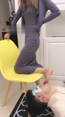 【樱木花椒】御姐高跟凉鞋裸足辱前任 JS22091701