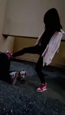 【冷凝大大】户外天台全体重踩踏 bf18456