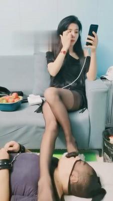 【安琪】原味棉袜+丝袜气味羞辱 bf18469