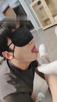 【欣欣】小白鞋原味白袜气味羞辱 bf18423