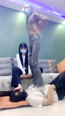 【精神小妹】带素人姐妹花入圈调 bf17971