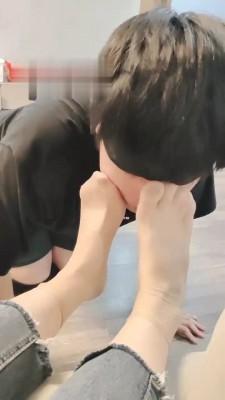 【欣欣S】帆布鞋肉丝气味羞辱 bf17912