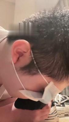 【阿月】疯狂闻舔黑色船袜 bf17812