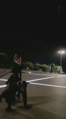 【妮可】御姐户外遛废物狗 bf17788