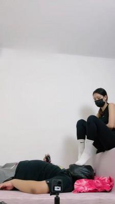 【婧児小主】运动鞋白袜全体重踩 bf17682