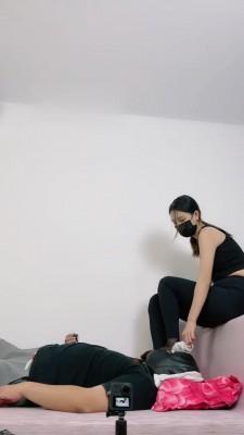 【婧児小主】运动鞋白袜全体重踩 bf17682