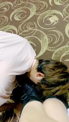 【甜心】长靴白袜羞辱奶狗 bf17592