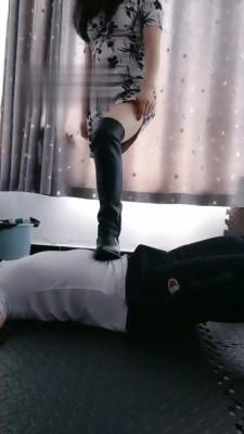 【清雅】高跟长靴全体重踩踏/骑马 bf17618