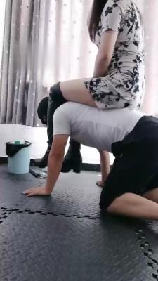 【清雅】高跟长靴全体重踩踏/骑马 bf17618