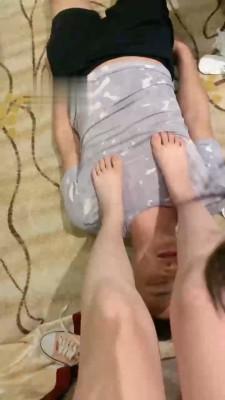 【娇娇】帆布鞋白丝气味羞辱 bf17504