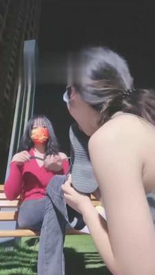 【貂蝉】首次带闺蜜体验户外tj bf17417