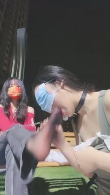 【貂蝉】首次带闺蜜体验户外tj bf17417