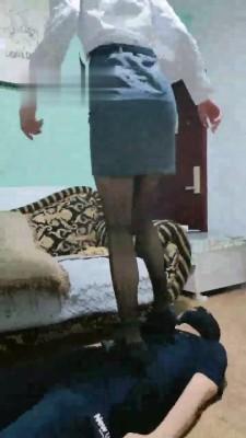 【暴力美学】高跟亮丝袜刑罚偷鞋贼 bf17388